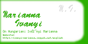 marianna ivanyi business card